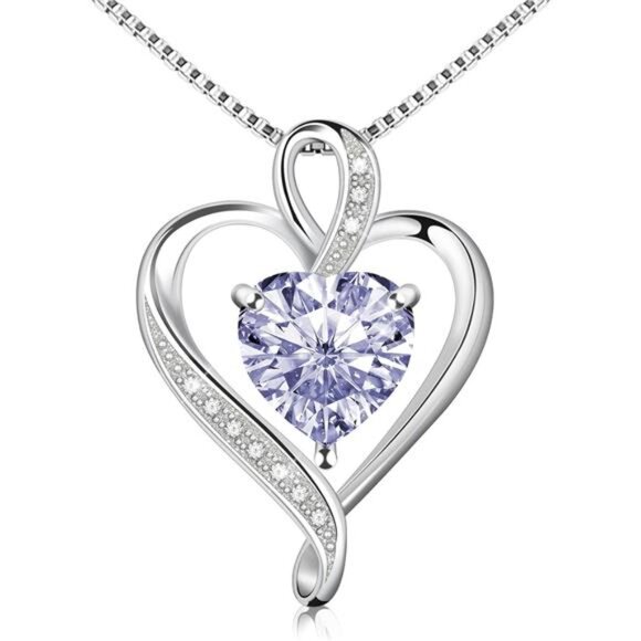 Jewelry - 925 Sterling Silver Necklace - Exquisite Silver Jewelry for Women - Heart